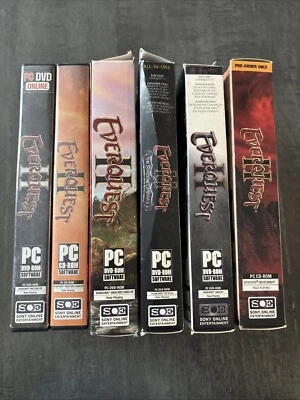 Everquest 2 Small Box Lot of 6 Expansion Shadow Odyssey Rise Of Kunark Kingdom - Image 1 of 4