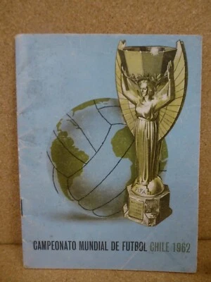 CHILE 1962  SOCCER WORLD CUP PROGRAMME JULES RIMET CUP - Image 1 of 4