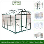 Greenhouse Aluminium Polycarbonate by Garden Universe 8 Models Green Free Base