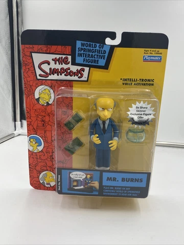 Vintage 2000 Playmates The Simpsons Series 12 WOS Mr Burns Interactive Figure Cover