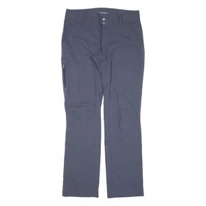 COLUMBIA Womens Trousers Blue Slim Straight Nylon W32 L32 - Picture 1 of 6