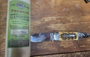 L@@k!!! Great Eastern Cutlery Northfield Brand Jigged Antique Walnut Bone Knife - Picture 1 of 13