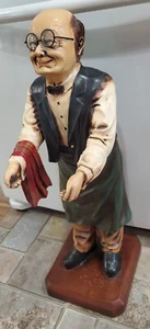 24" Connoisseur Statue Old Man Butler No Tray Excellent Condition - Picture 1 of 8