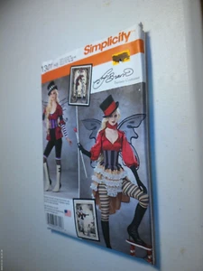 Costume fantasia steampunk Simplicity 1301 manca modello da cucire taglia 6 -14 - Foto 1 di 1