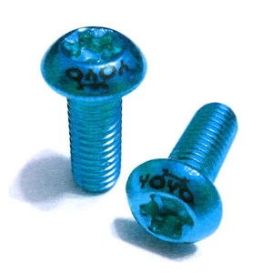 gobike88 Alloy Water Bottle Cage Bolt, 2pc, M5x12mm, Blue, Z18 - Picture 1 of 1