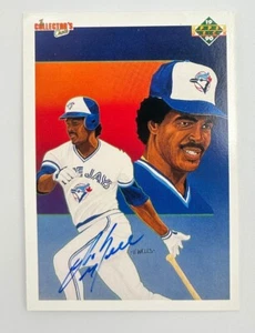 George Bell Autographed 1990 Upper Deck Checklist Card - Foto 1 di 2