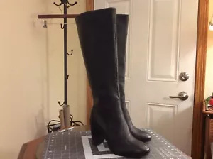 KENNETH COLE WOMEN'S JUSTIN HIGH HEEL KNEE BOOT BLACK SIZE 8 - Picture 1 of 8