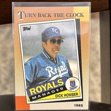 1990 Topps - Turn Back the Clock  Collector's Edition(Tiffany) #661 Dick Howser