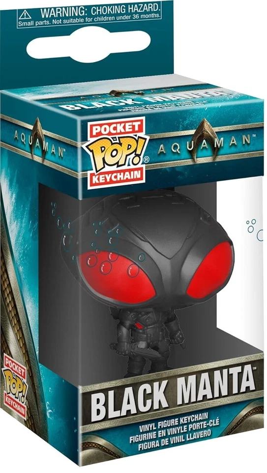 Funko Pocket Pop Llavero Aquaman: Manta Negra Foto 1 de 1