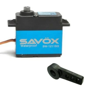 Savox SW1211SG WASSERDICHT KERNLOS DIGITAL SERVO MIT KOSTENLOSEM ALUMINIUM SERVOHORN HA - Bild 1 von 1