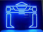 Blue Tron Recognizer Club Neon Signs Real Glass Man Cave Display 17"
