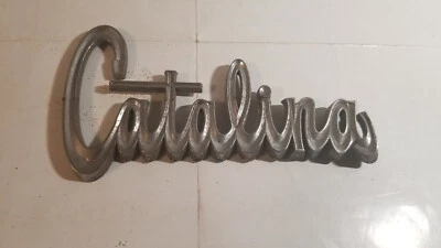 Pontiac Catalina 1966 original emblema escritura # 9783495 cantidad 1 Foto 1 de 4