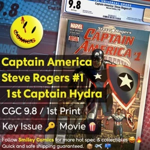 Captain America Steve Rogers 1 / CGC 9.8 1st Captain Hydra / Marvel Comics 2016 - Picture 1 of 6