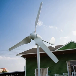 1000W 12V/48V/24V Horizontal Windkraftanlage Kit Windräder mit MPPT Laderegler - Bild 1 von 21
