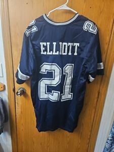 Zeke Elliot Dallas Cowboys  Mens XL Jersey  Blue 