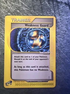 WEAKNESS GUARD - 141/147 - Aquapolis - Trainer - Pokemon Card - NM - Picture 1 of 4
