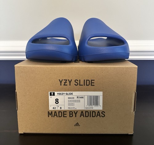 Adidas Yeezy Slide Azure blu ID4133 taglia 8 da uomo