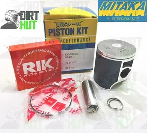 KTM SX 85 Mitaka Piston Kit Pin & Clips 2003-2023 Size A 46.94mm 91.6105.A - Picture 1 of 4