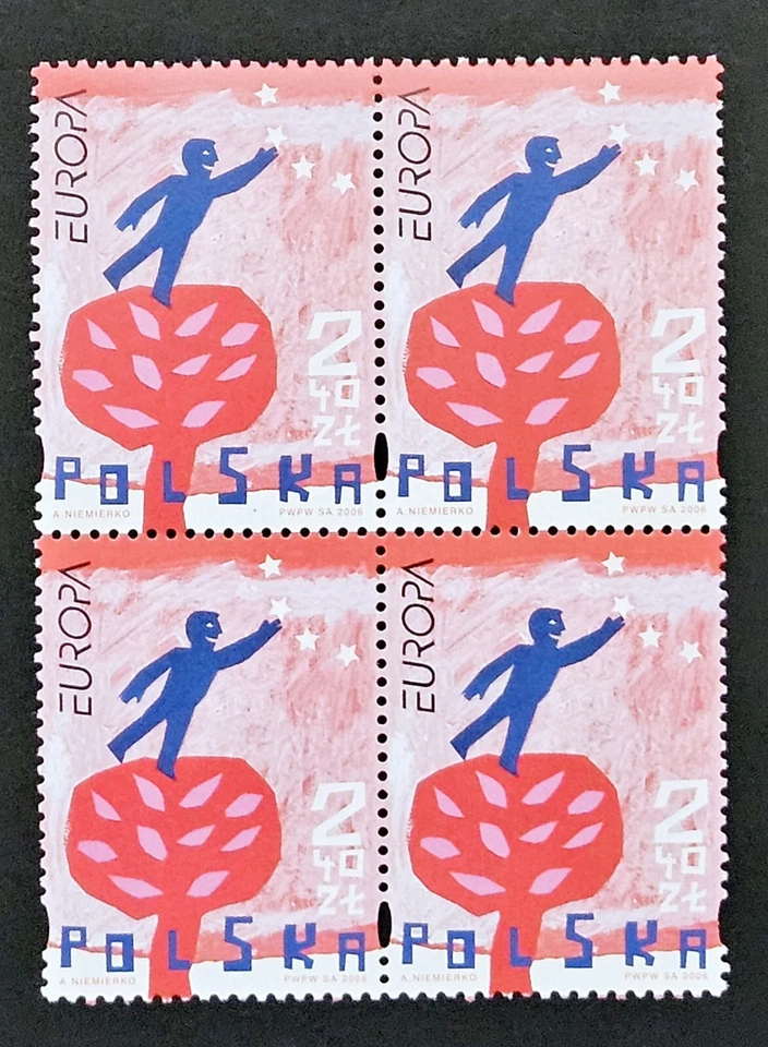 Europa CEPT 2006/ Integration. Set Of 4v. MNH. Poland.  - Image 1 of 1