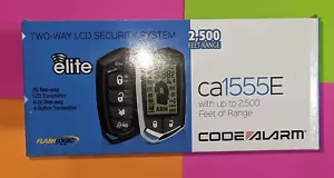 CodeAlarm CA1555E LCD paging Car Alarm System Shock Sensor Tilt Sensor - Bild 1 von 8