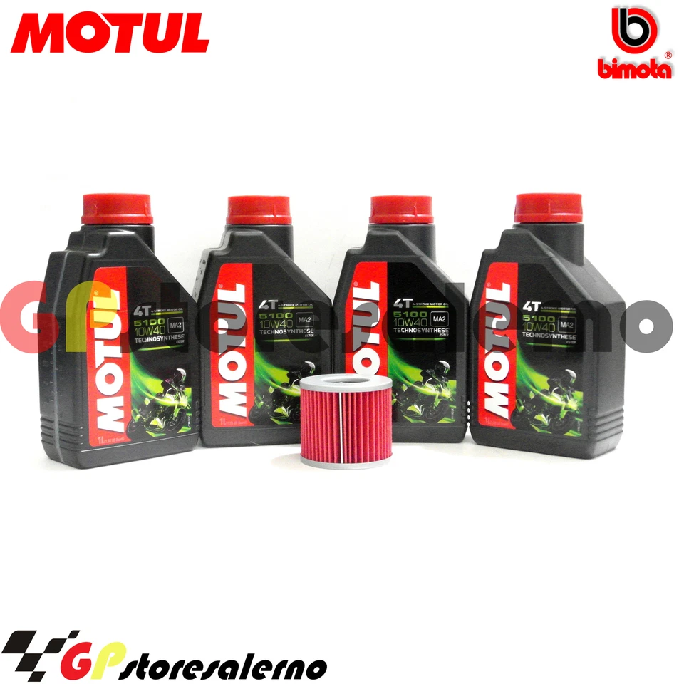 TAGLIANDO OLIO + FILTRO MOTUL 5100 10W40 BIMOTA 1100 SB5 1985 Foto 1 de 1