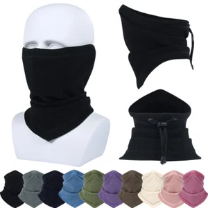 Thermal Adjustable Ski Face Mask Winter Fleece Neck Warm Gaiter Scarf Men Women - Picture 1 of 68