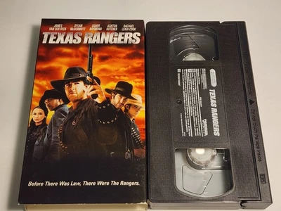 RARE PROMO Texas Rangers Screener VHS film '01 Ashton Kutcher USHER Van Der Beek - Image 1 of 3