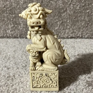 Chinesische Harz Foo Hund Statue Figur 4" Zoll - Bild 1 von 6