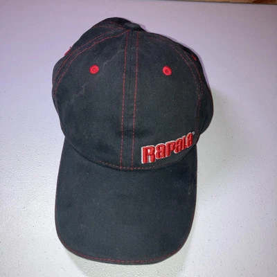 Rapala Power Cap Flashlight Hat Night Fishing Lighted Bill Catfishing Black Red - Image 1 of 3
