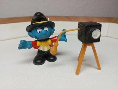 Schleich Superschlumpf Fotograf Kamera - 40217 - Peyo Schlümpfe photographer  - Bild 1 von 4