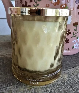 NEW Victoria's Secret BARE Perfume Fragrance Candle HEAVY GLASS * Limited Ed. ๐ - Picture 1 of 4