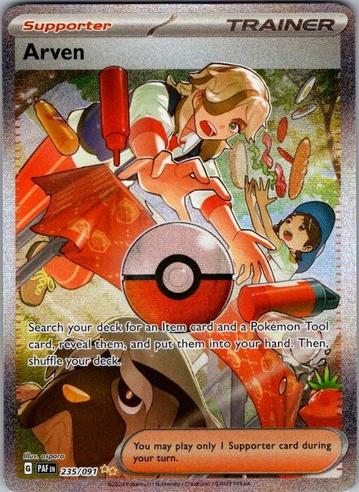 Arven Special Illustration Rare SV: Paldean Fates 235/091 NM - Image 1 of 1