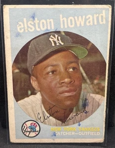 Elston Howard 1959 Topps #395 New York Yankees pauvre - Photo 1/2