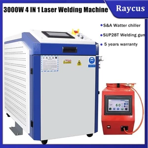 Raycus 3000W 4in1 Faserlaser Schweißgerät Reinigung Schneiden SUP28T S&AChiller - Bild 1 von 16