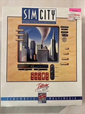 Sim City Classic City Simulator San Francisco 1993 (PC CD-ROM Game w/ Box) INCOM - Image 1 of 4