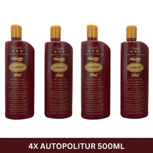 4x500ml CarBRIGHT Classic Autopolitur Motorrad Politur Lackreiniger Versiegelung - Bild 1 von 2