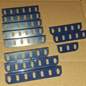 11 X PZ (#9B/9C/9D/9F)TRAVE ANGOLARE ORIGINALE TIMBRATA MECCANICO 1978/79 BLU SCURO - Foto 1 di 1