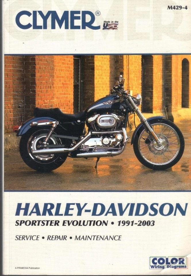 HARLEY DAVIDSON SPORTSTER XLH,XL 883,1200,HUGGER,CUSTOM CLYMER MANUAL 1991-2003 - Image 1 of 1