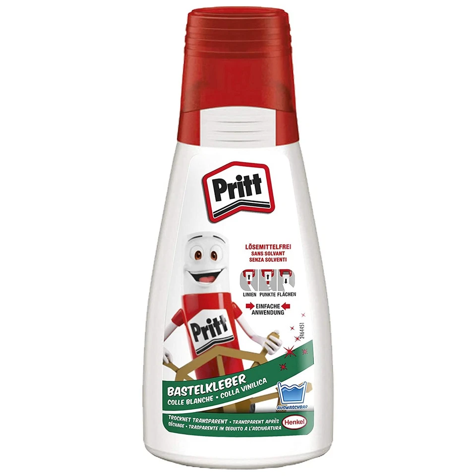 Colla Pritt Per Fai Da Te Senza Solventi Asciuga Trasparente 100G - Immagine 1 di 1