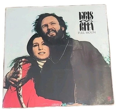 Kris Kristofferson Rita Coolidge Full Moon LP Vinyl A&M SP4403 1973 - Image 1 of 4