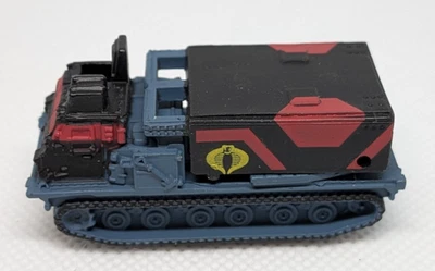 Lançador de foguetes Micro Machines vermelho e preto M270 MLRS Cobra Galoob 1998 - Imagem 1 de 4