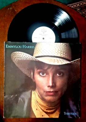 Emmylou Harris - Thirteen - 1A/1B - Preferred Alsdorf - Vinyl - 1986 - 1st Press - Image 1 of 3