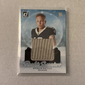 Suéteres de vacaciones Panini Donruss Rookie 2024 Spencer Rattler #RHS-SRA (MEM, RC) - Imagen 1 de 2