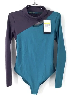 NWT NikeCourt Dri-FIT ADV Slam Tennis Bodysuit Obsidian Teal Women's Size S - Image 1 of 4