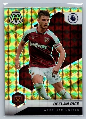 2021-22 Panini Mosaic Premier League #82 Declan Rice Mosaic Reactive Gold - Image 1 of 2