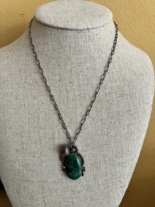 Collana turchese Navajo Royston vintage anni 70 - Foto 1 di 4