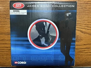 Corgi James Bond 007 Collection, open box & tin  Film Canister tin  with 4 Cars - Picture 1 of 4