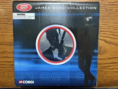 Corgi James Bond 007 Collection, open box & tin  Film Canister tin  with 4 Cars - Image 1 of 4