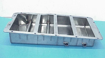 Stainless Dry Sump Oil Pan Fits Dodge NASCAR Block J11 Foto 1 de 4