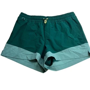 Pantalones Cortos Atléticos Verde Azulado StretchTech Go H2O Bolsillo de tiro alto Se adapta al teléfono 2X Nuevos - Imagen 1 de 13